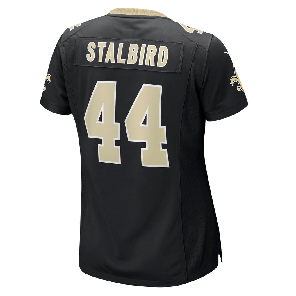 Women's New Orleans Saints Isaiah Stalbird Black Team Game Jersey