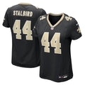Women's New Orleans Saints Isaiah Stalbird Black Team Game Jersey
