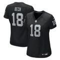Women's Las Vegas Raiders Jack Bech Black Team Game Jersey