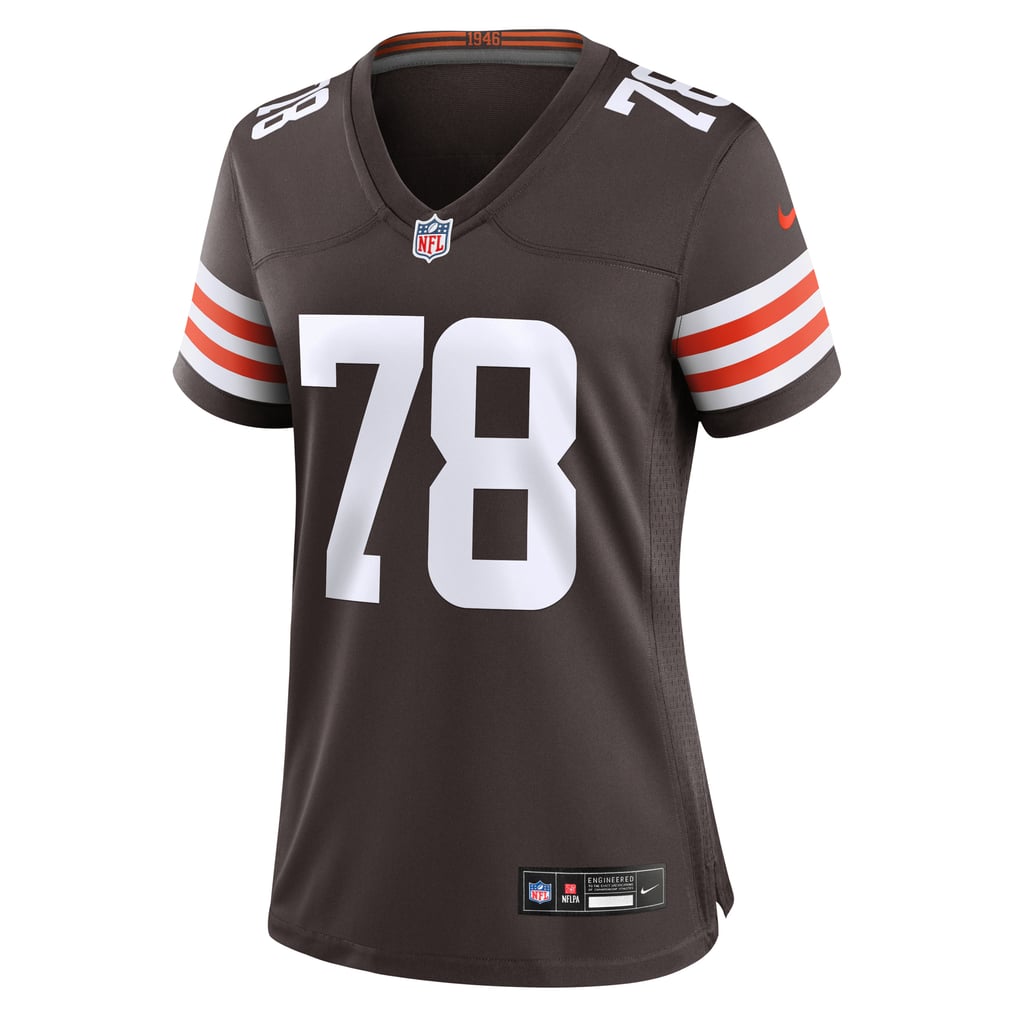 Women's Cleveland Browns Jack Conklin Brown Game Jersey