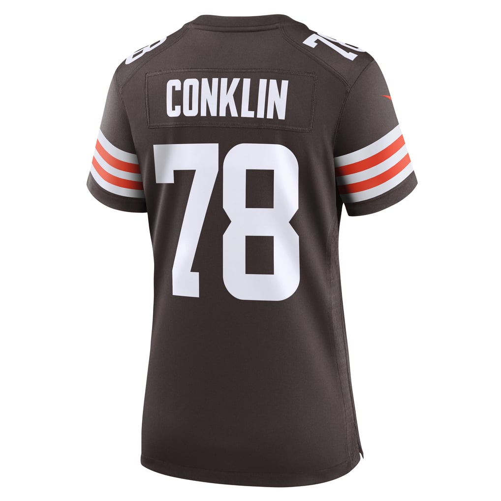 Women's Cleveland Browns Jack Conklin Brown Game Jersey