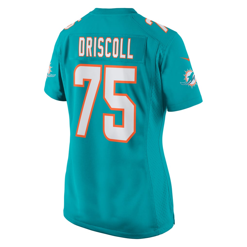 Women's Miami Dolphins Jack Driscoll Aqua Team Game Jersey