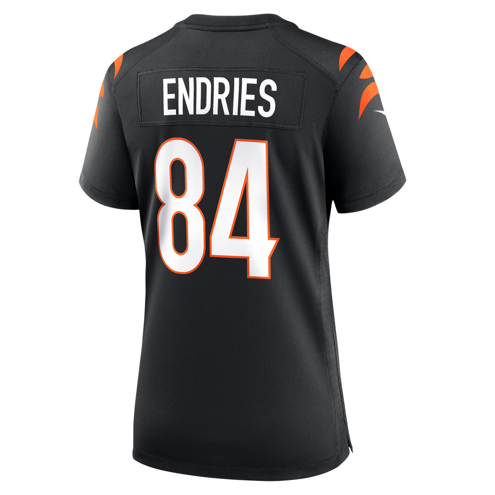 Women's Cincinnati Bengals Jack Endries Black Team Game Jersey
