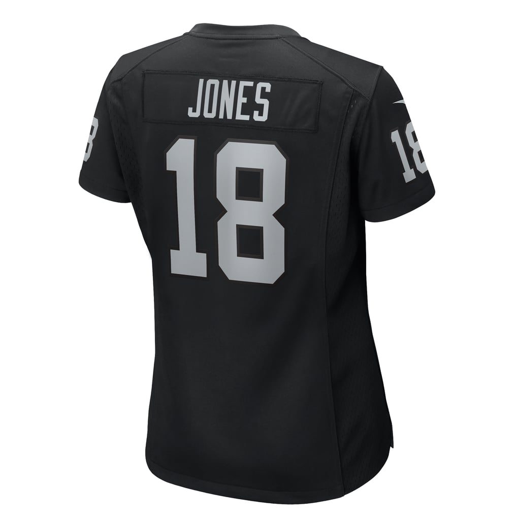 Women's Las Vegas Raiders Jack Jones Black Game Jersey