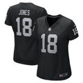 Women's Las Vegas Raiders Jack Jones Black Game Jersey