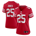 Women's San Francisco 49ers Jack Jones Scarlet Team Game Jersey