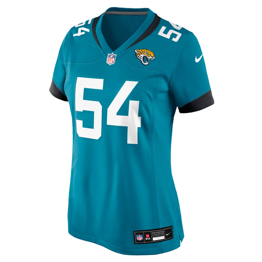 Women's Jacksonville Jaguars Jack Kiser Teal Team Game Jersey