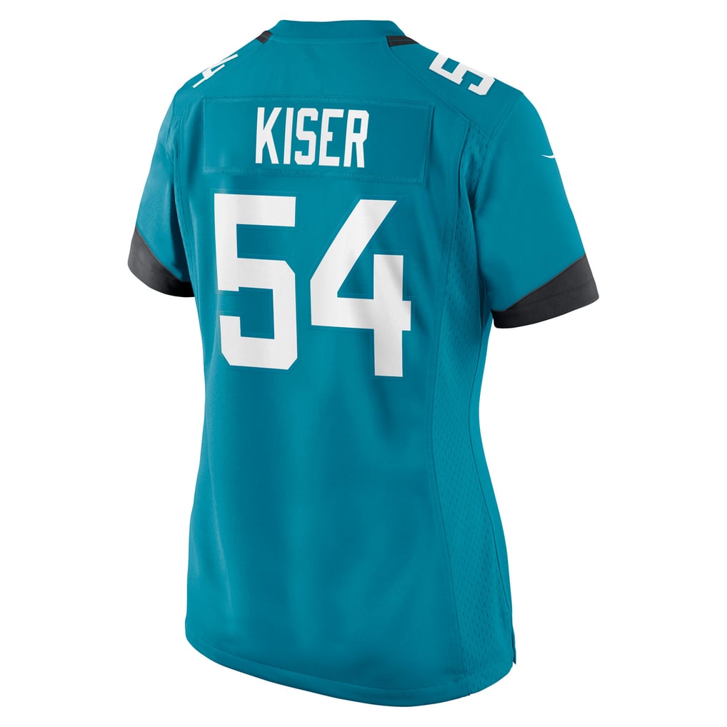 Women's Jacksonville Jaguars Jack Kiser Teal Team Game Jersey