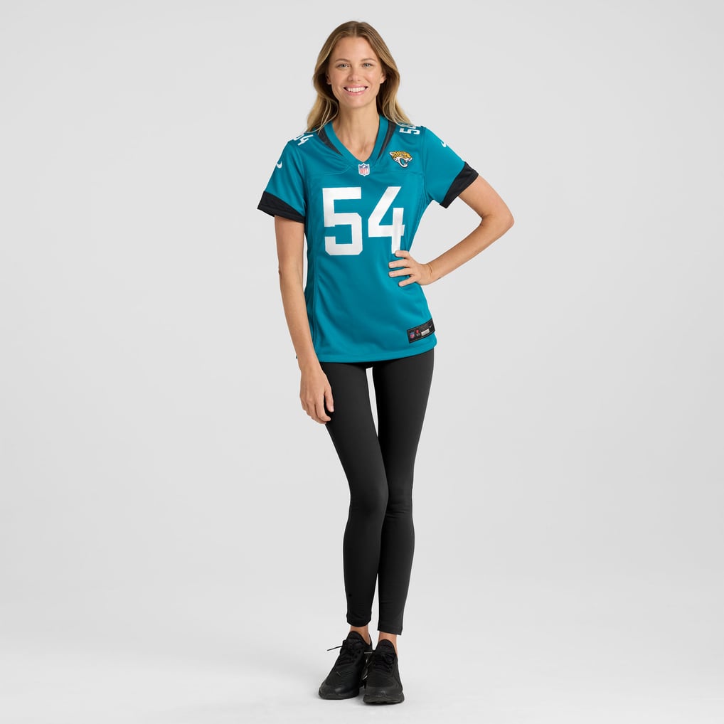 Women's Jacksonville Jaguars Jack Kiser Teal Team Game Jersey