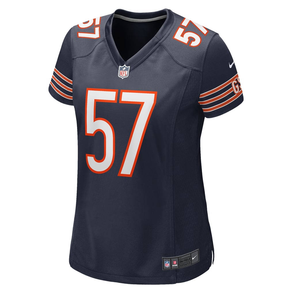 Women's Chicago Bears Jack Sanborn Navy Game Player Jersey