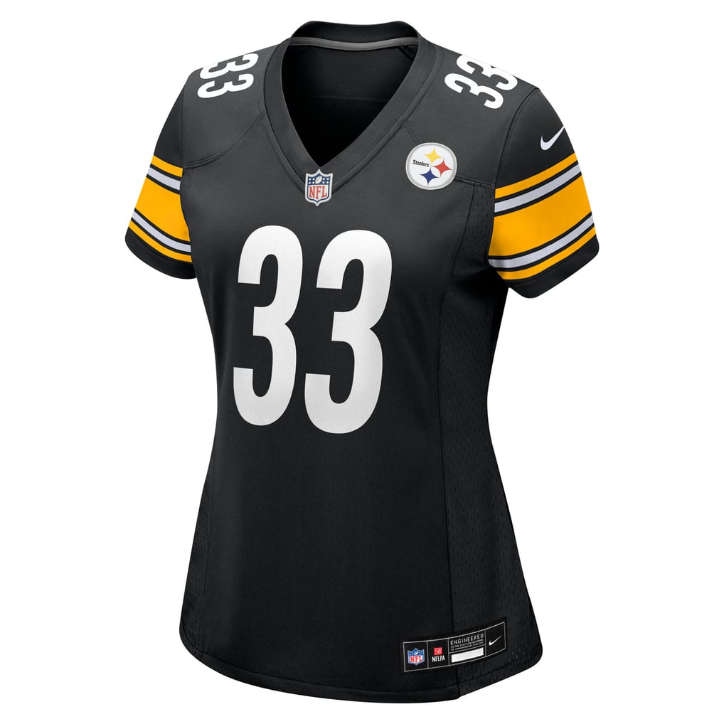 Women's Pittsburgh Steelers Jack Sawyer Black Team Game Jersey