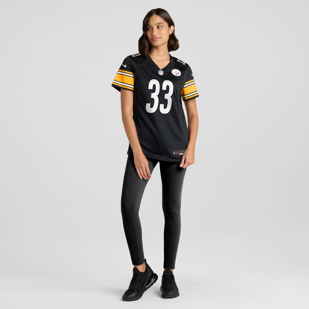 Women's Pittsburgh Steelers Jack Sawyer Black Team Game Jersey