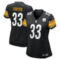 Women's Pittsburgh Steelers Jack Sawyer Black Team Game Jersey