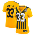 Women's Pittsburgh Steelers Jack Sawyer Gold Alternate Game Jersey