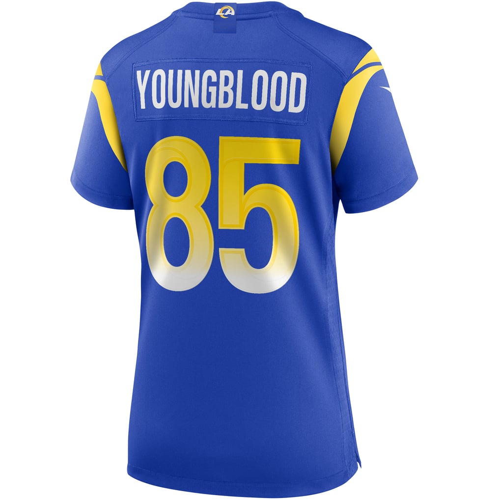 Women's Los Angeles Rams Jack Youngblood Royal Game Retired Player Jersey