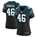 Women's Carolina Panthers Jackson Kuwatch Black Team Game Jersey