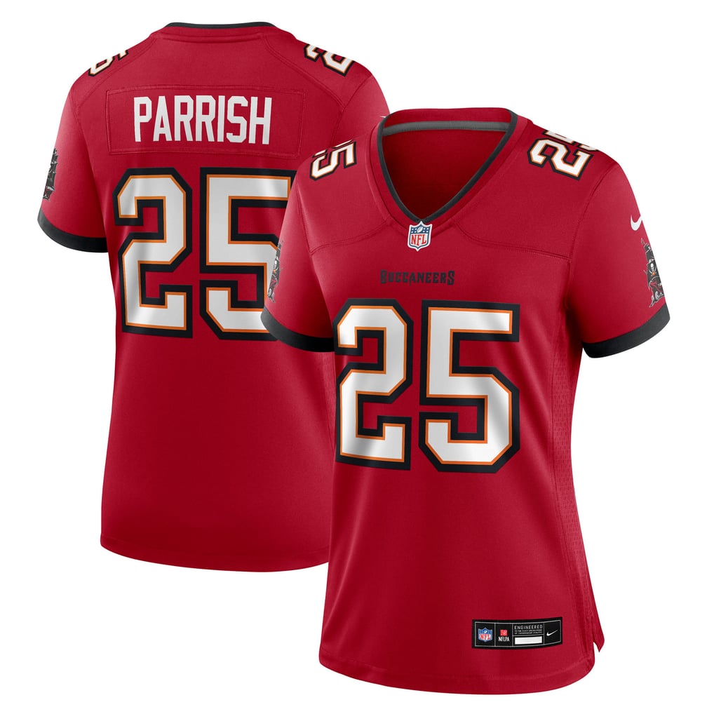Women's Tampa Bay Buccaneers Jacob Parrish Red Team Game Jersey