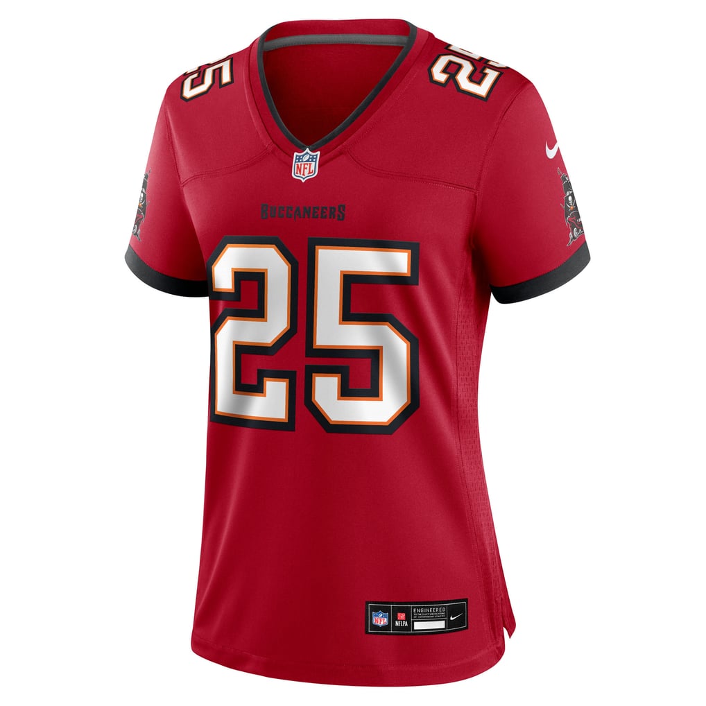 Women's Tampa Bay Buccaneers Jacob Parrish Red Team Game Jersey