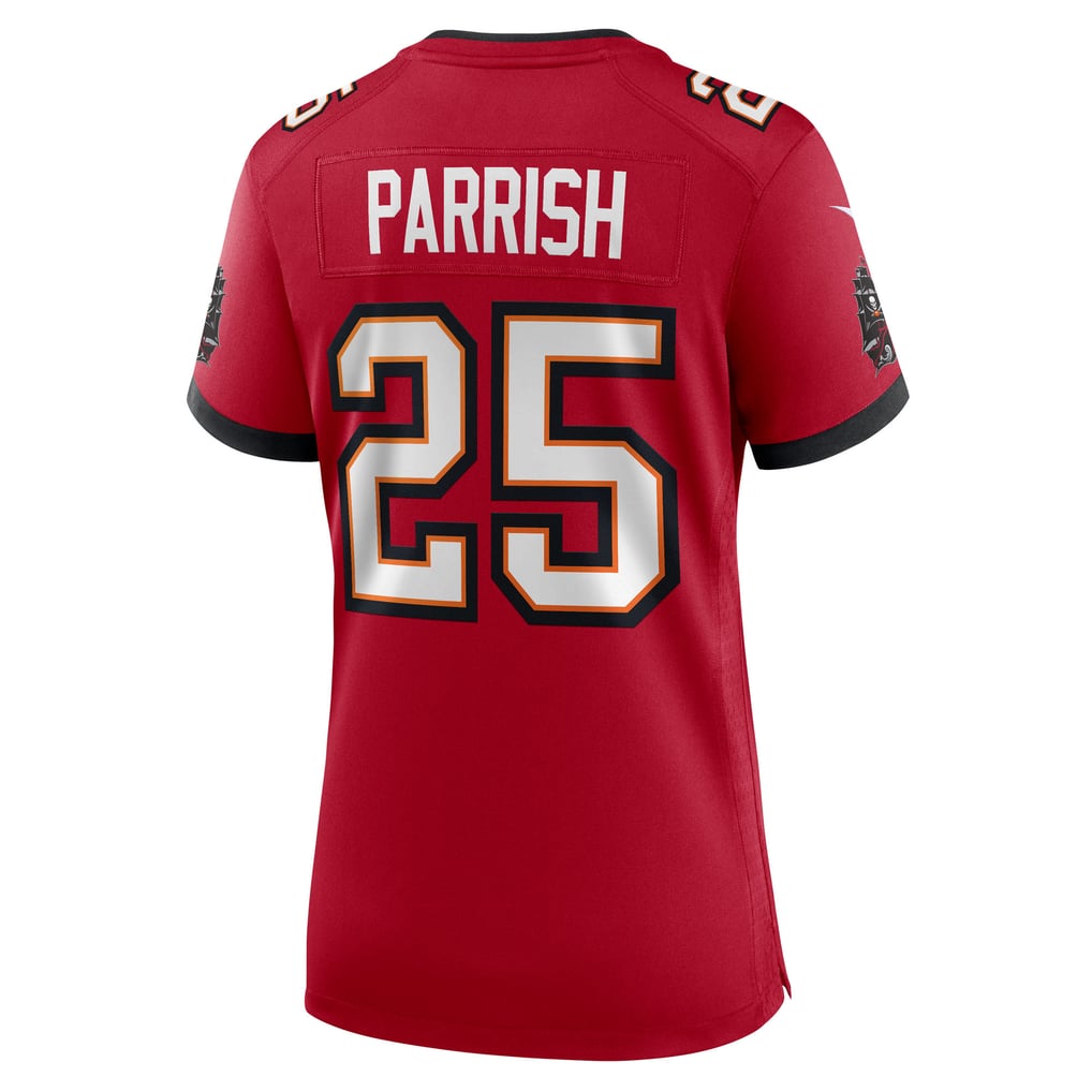 Women's Tampa Bay Buccaneers Jacob Parrish Red Team Game Jersey
