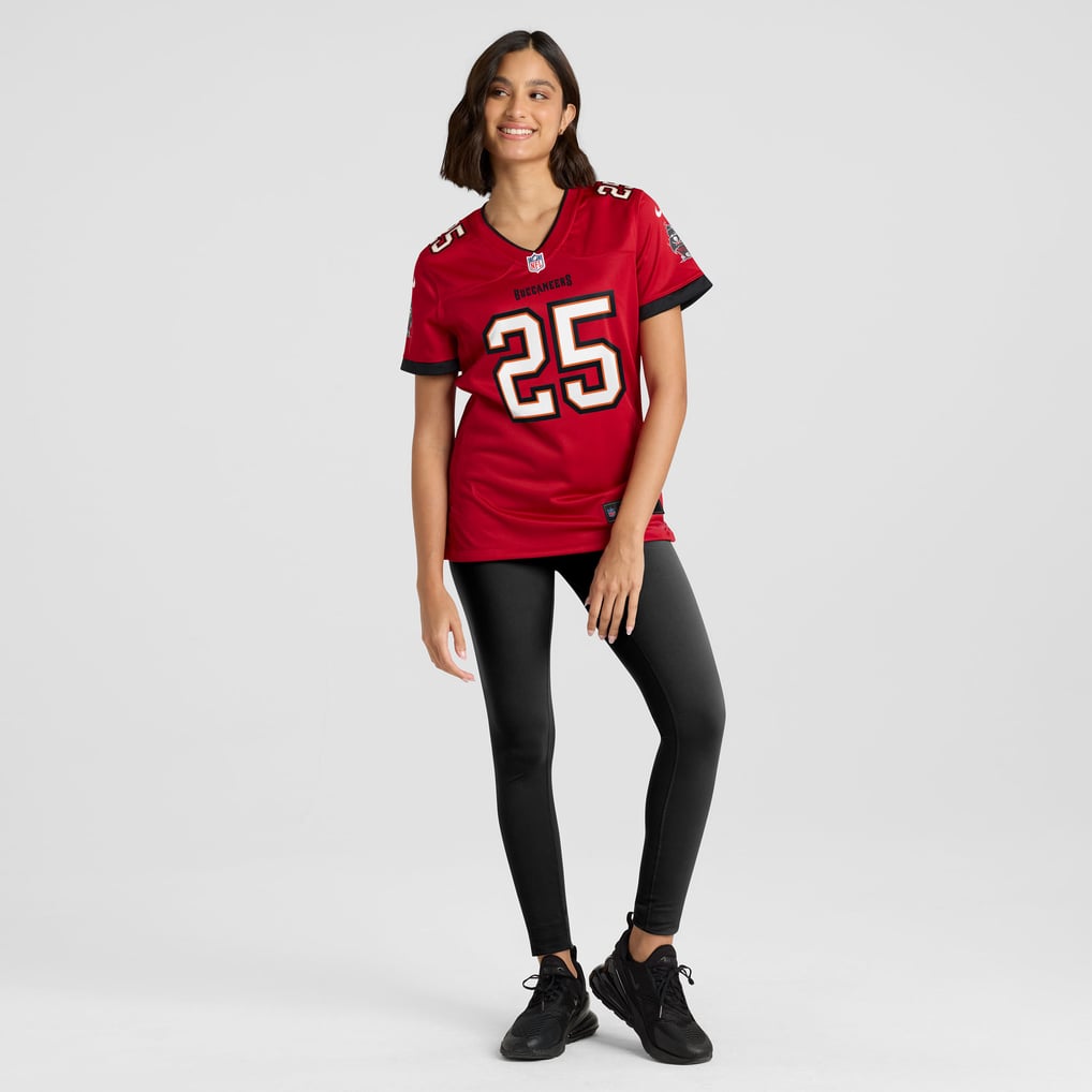 Women's Tampa Bay Buccaneers Jacob Parrish Red Team Game Jersey