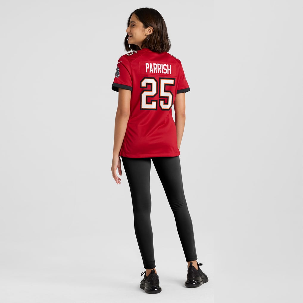 Women's Tampa Bay Buccaneers Jacob Parrish Red Team Game Jersey