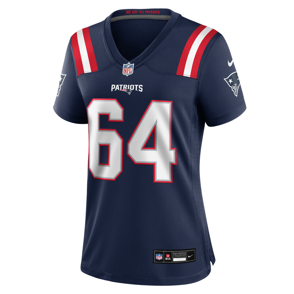 Women's New England Patriots Jacob Rizy Navy Team Game Jersey