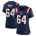 Women's New England Patriots Jacob Rizy Navy Team Game Jersey