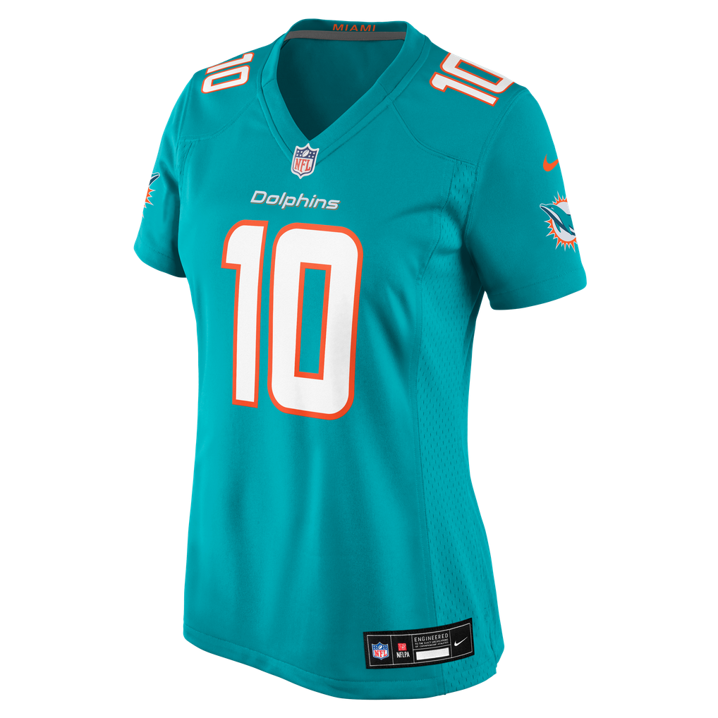 Women's Miami Dolphins Jacob Rodriguez Aqua Team Game Jersey