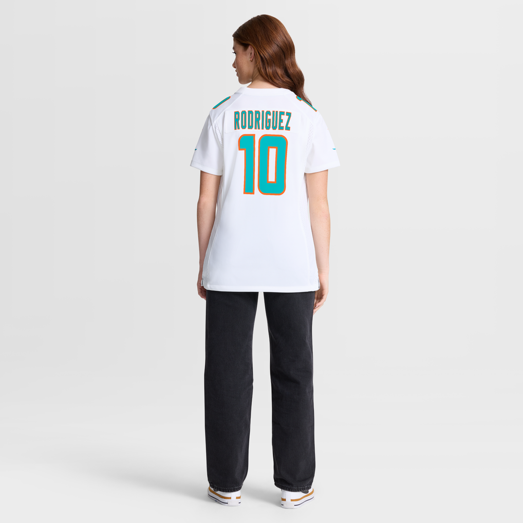Women's Miami Dolphins Jacob Rodriguez White Game Jersey