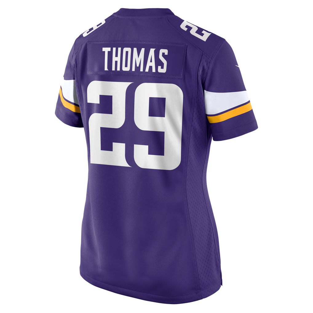 Women's Minnesota Vikings Jacob Thomas Purple Team Game Jersey