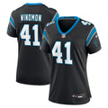 Women's Carolina Panthers Jacoby Windmon Black Team Game Jersey