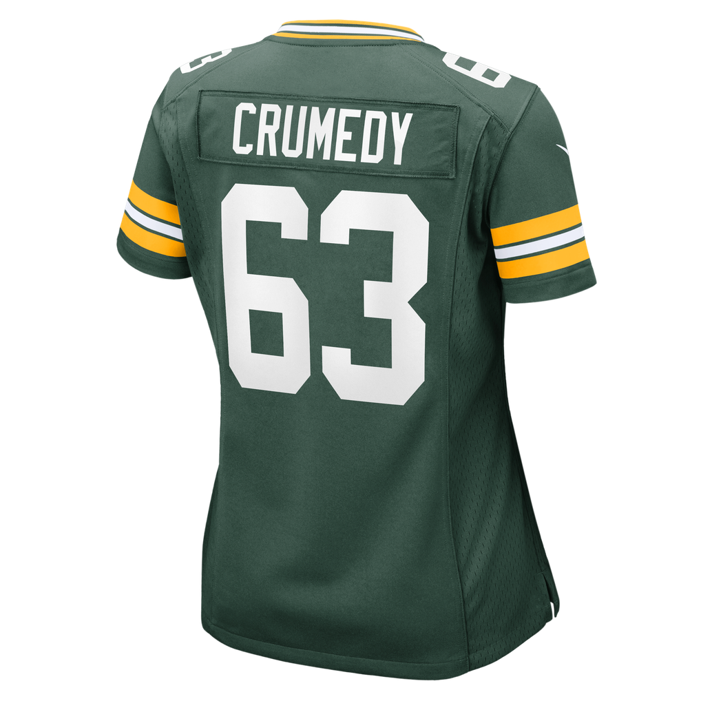Women's Green Bay Packers Jaden Crumedy Green Team Game Jersey