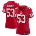 Women's San Francisco 49ers Jaden Dugger Scarlet Team Game Jersey
