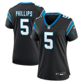 Women's Carolina Panthers Jaelan Phillips Black Team Game Jersey