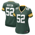 Women's Green Bay Packers Jager Burton Green Team Game Jersey