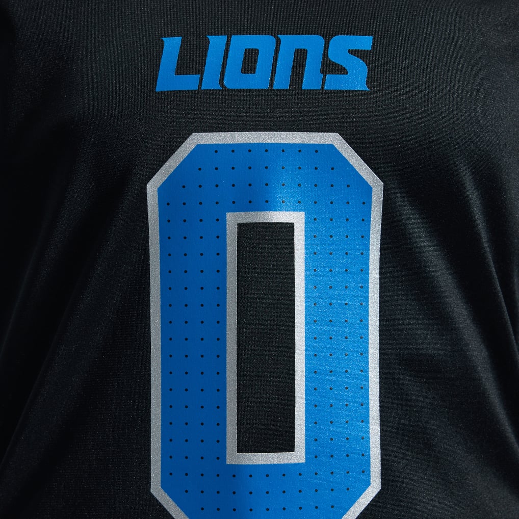Women's Detroit Lions Jahmyr Gibbs Black 2nd Alternate Game Player Jersey