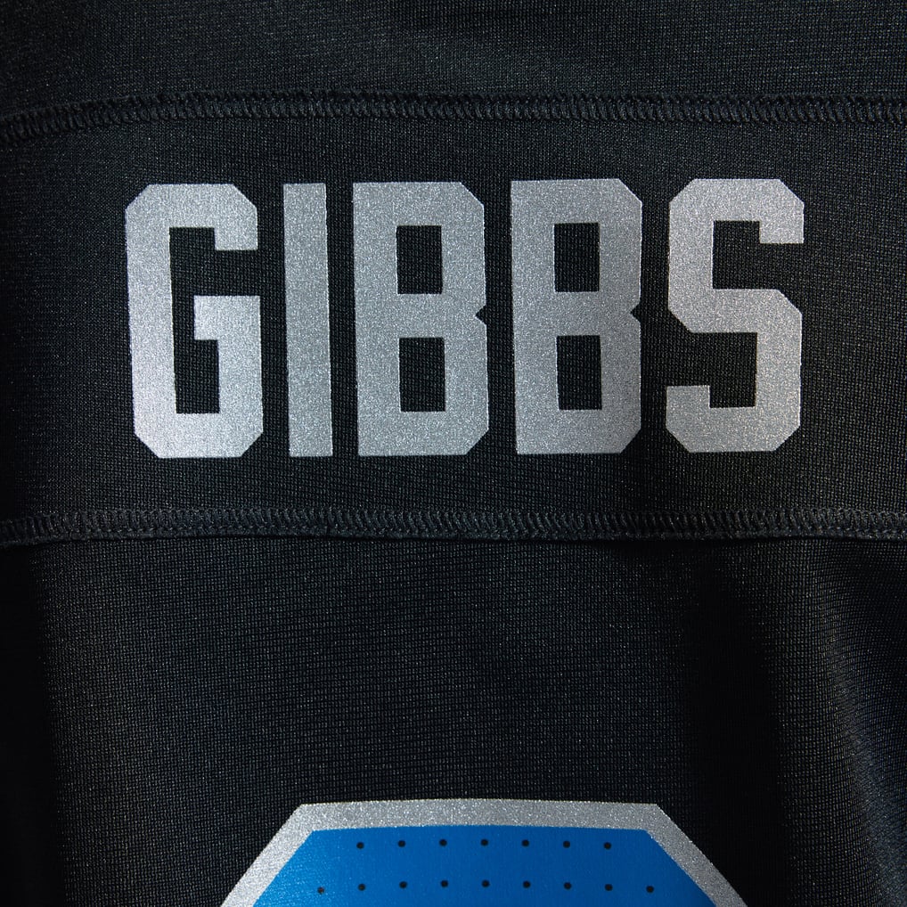 Women's Detroit Lions Jahmyr Gibbs Black 2nd Alternate Game Player Jersey