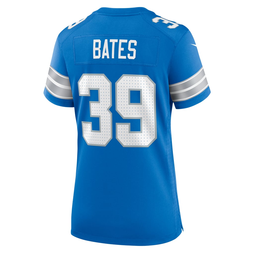 Women's Detroit Lions Jake Bates Blue Team Game Jersey