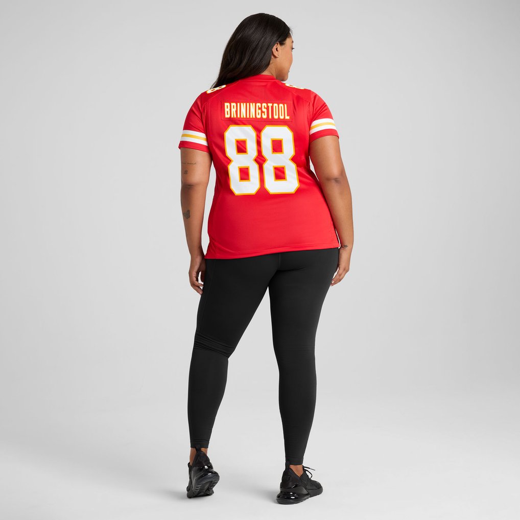 Women's Kansas City Chiefs Jake Briningstool Red Team Game Jersey
