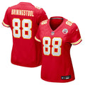 Women's Kansas City Chiefs Jake Briningstool Red Team Game Jersey