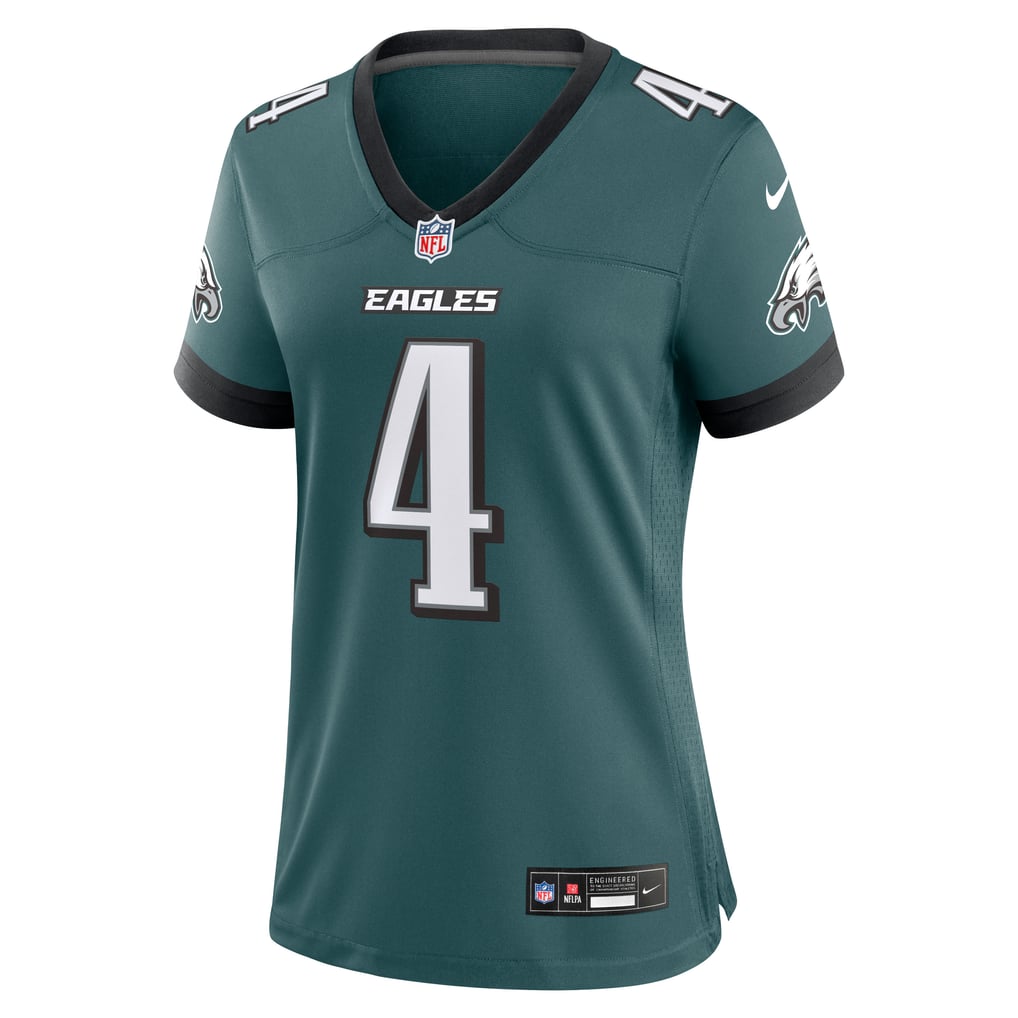 Women's Philadelphia Eagles Jake Elliott Midnight Green Team Game Jersey