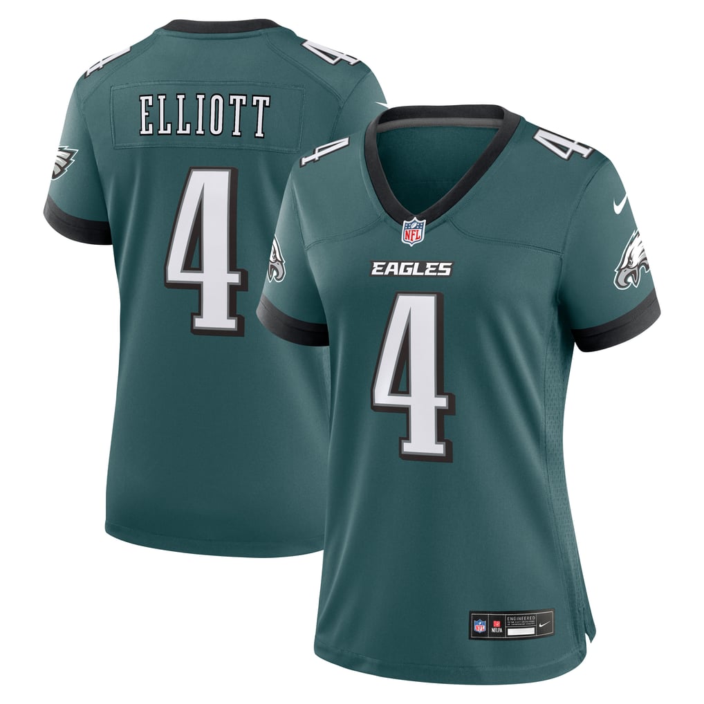 Women's Philadelphia Eagles Jake Elliott Midnight Green Team Game Jersey