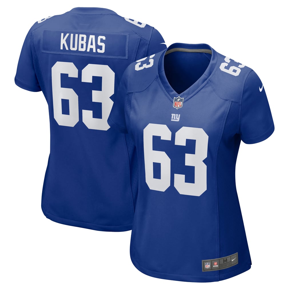 Women's New York Giants Jake Kubas Royal Game Jersey