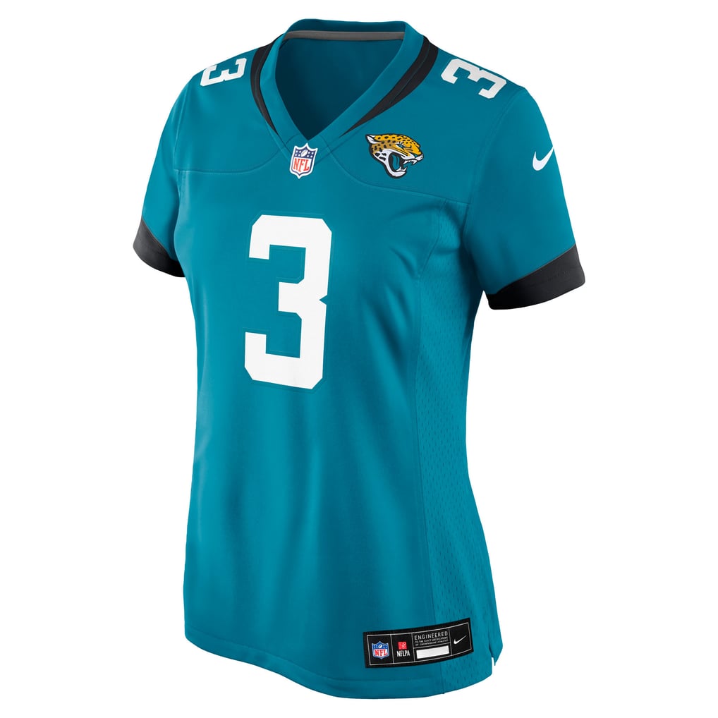 Women's Jacksonville Jaguars Jakobi Meyers Teal Team Game Jersey