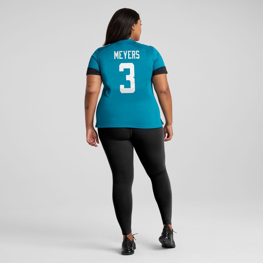 Women's Jacksonville Jaguars Jakobi Meyers Teal Team Game Jersey