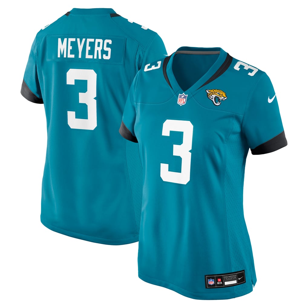 Women's Jacksonville Jaguars Jakobi Meyers Teal Team Game Jersey