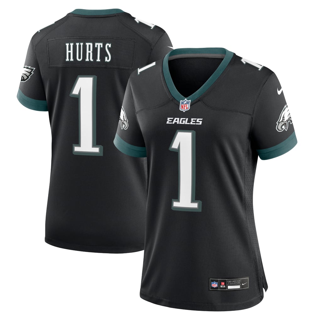 Women's Philadelphia Eagles Jalen Hurts Black Alternate Game Jersey