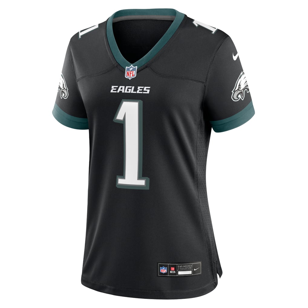 Women's Philadelphia Eagles Jalen Hurts Black Alternate Game Jersey