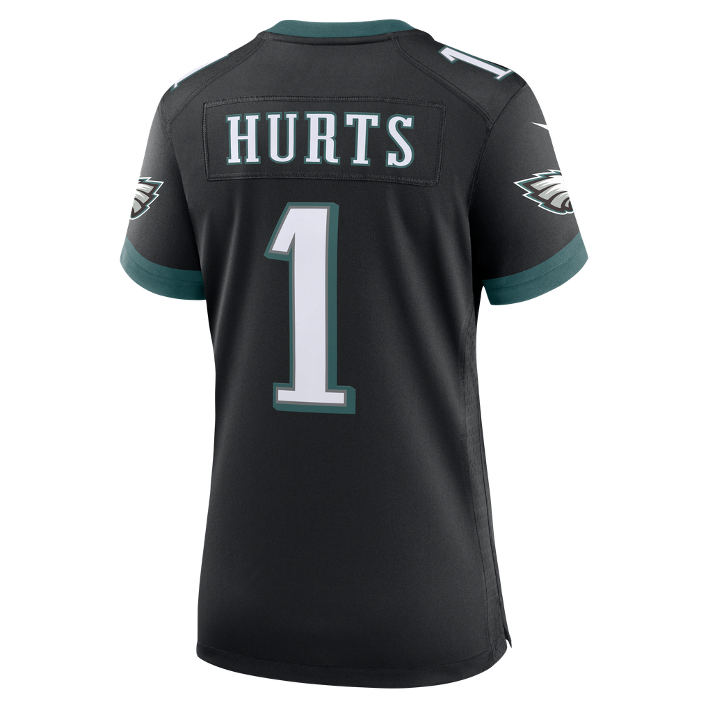 Women's Philadelphia Eagles Jalen Hurts Black Alternate Game Jersey