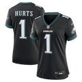 Women's Philadelphia Eagles Jalen Hurts Black Alternate Game Jersey
